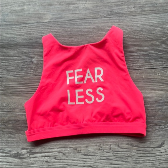 Aerie Fearless Pink Sports Bra Sizes M - Picture 1 of 4